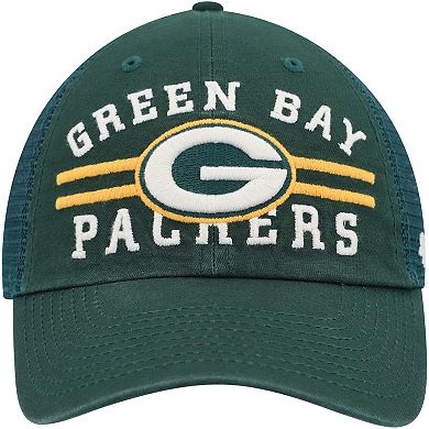 Men's '47 Green Green Bay Packers Highpoint Trucker Clean Up Snapback Hat