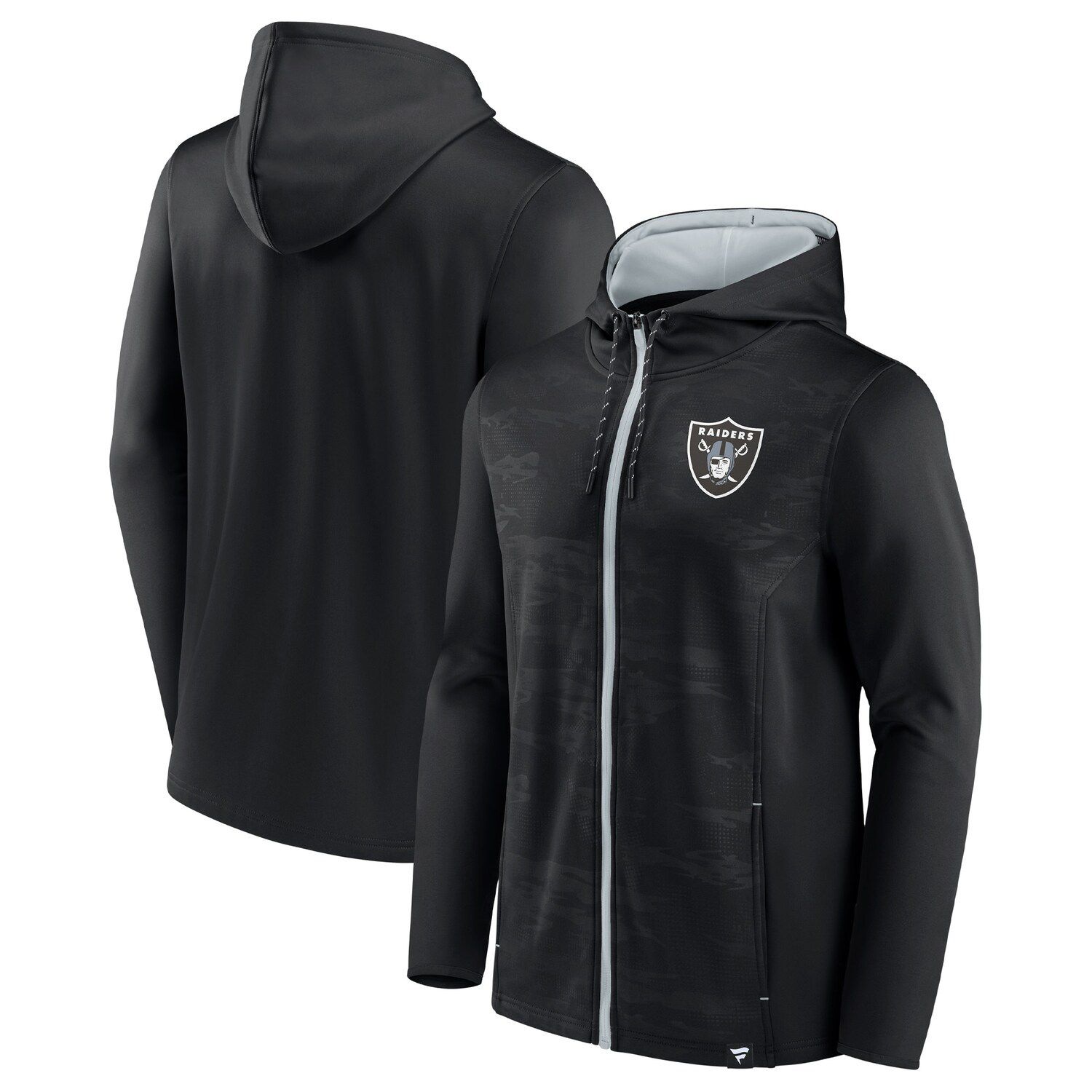 Men's NFL x Darius Rucker Collection by Fanatics Heathered Gray Las Vegas Raiders 2-Hit Pullover Hoodie in Heather Gray