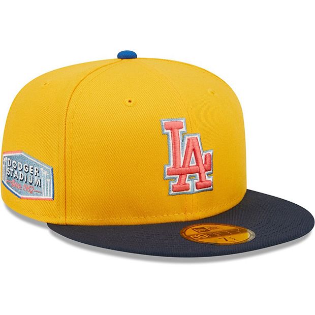 New Era 70726081 Los Angeles Dodgers Gold Dome 59Fifty Mens Fitted