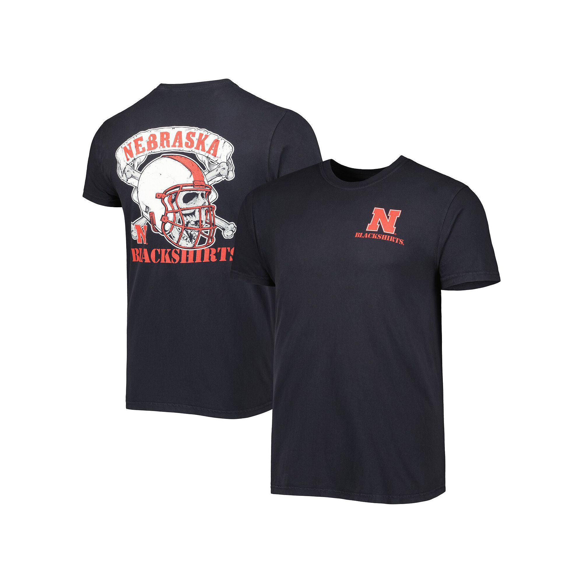 Mens Black Nebraska Huskers Hyperlocal T-Shirt, Size: Small