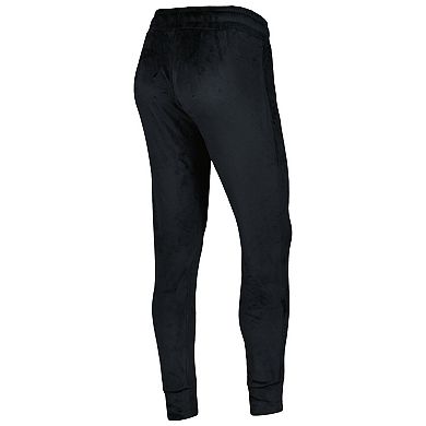 Women's Concepts Sport Black LAFC Intermission Velour Cuffed Pants