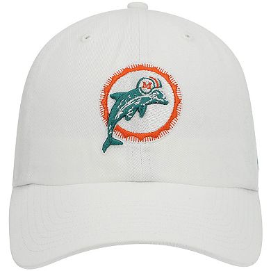 Men's '47 White Miami Dolphins Clean Up Legacy Adjustable Hat