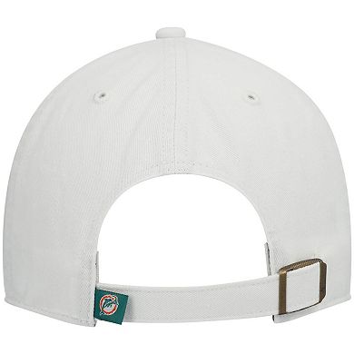 Men's '47 White Miami Dolphins Clean Up Legacy Adjustable Hat