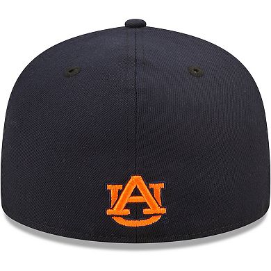 Men's New Era Navy Auburn Tigers Script Original 59FIFTY Fitted Hat