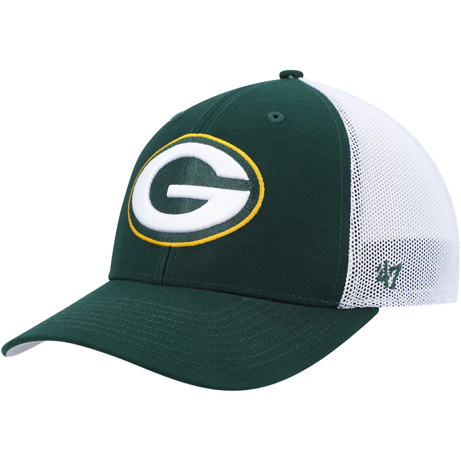 Green Bay Packers New Era Iced 39THIRTY Flex Hat - White