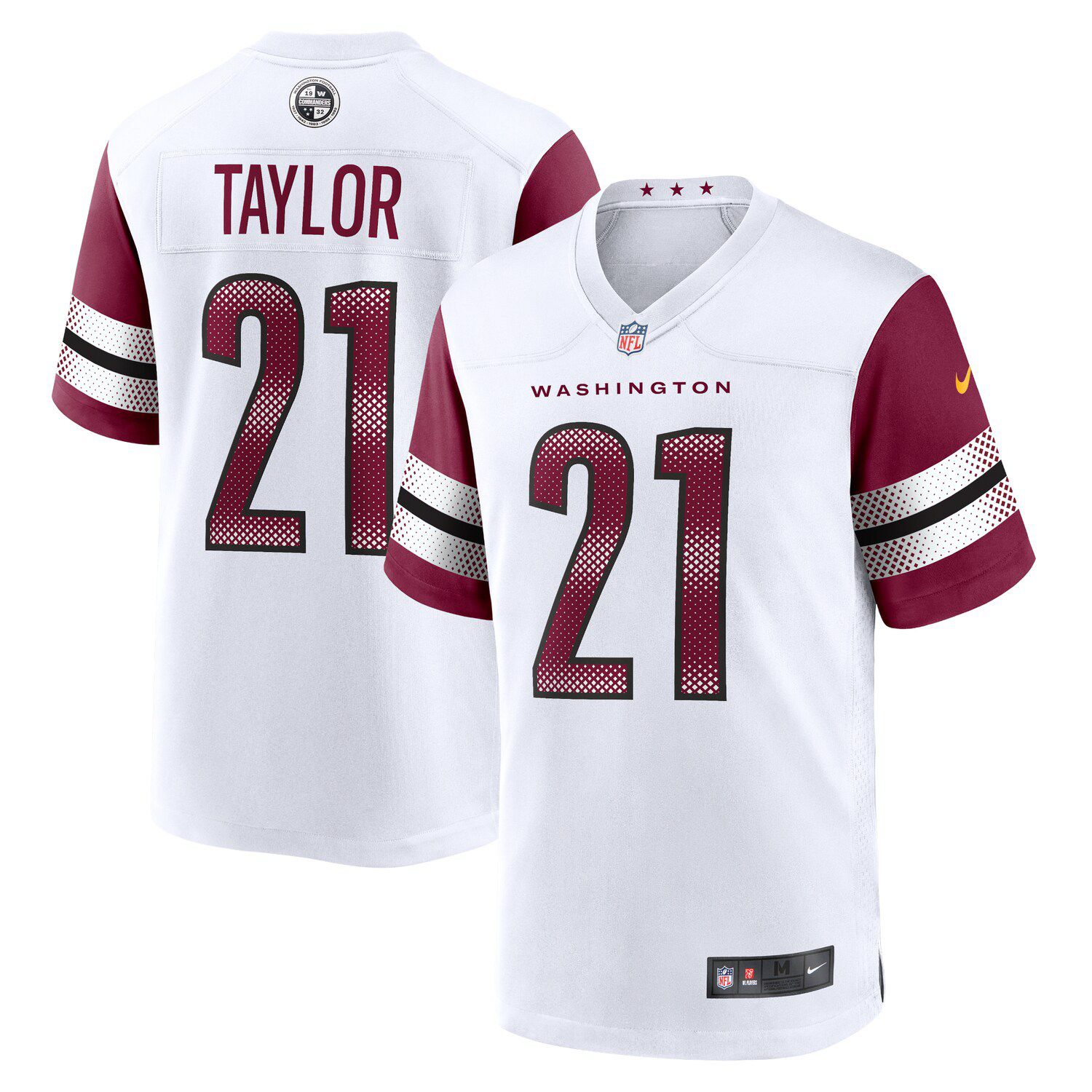 Sean Taylor Jersey  Washington Football Team Old Logo Mitchell & Ness White