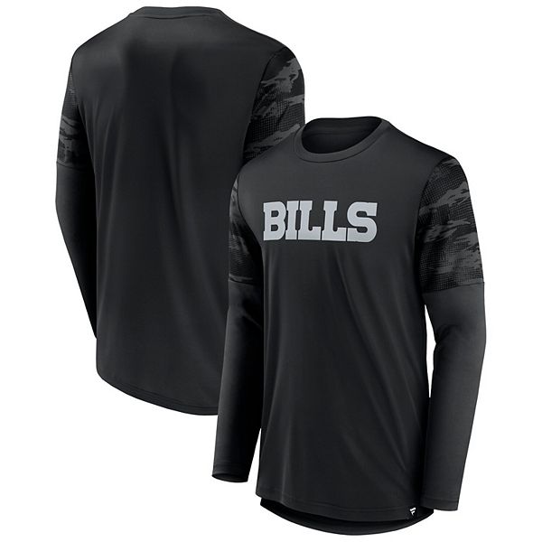 Buffalo Bills Personalized Black Baseball Jersey Shirt - T-shirts