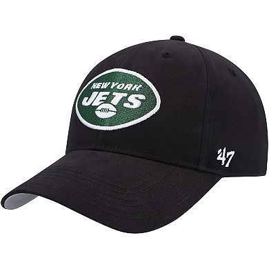 Youth '47 Black New York Jets Secondary MVP Adjustable Hat