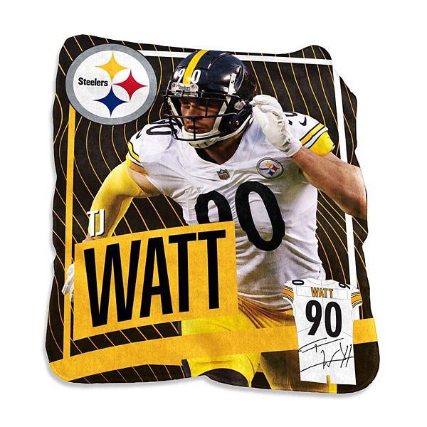 T.J. Watt Pittsburgh Steelers Game Day Player Raschel Throw Blanket