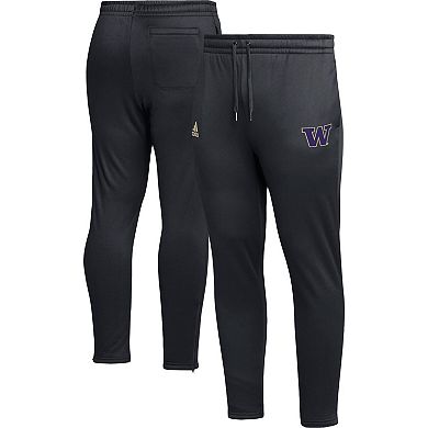 Men's adidas Black Washington Huskies AEROREADY Tapered Pants