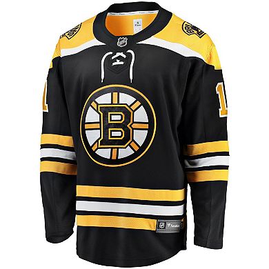 Men's Fanatics Branded Jeremy Swayman Black Boston Bruins 2017/18 Home Breakaway Replica Jersey