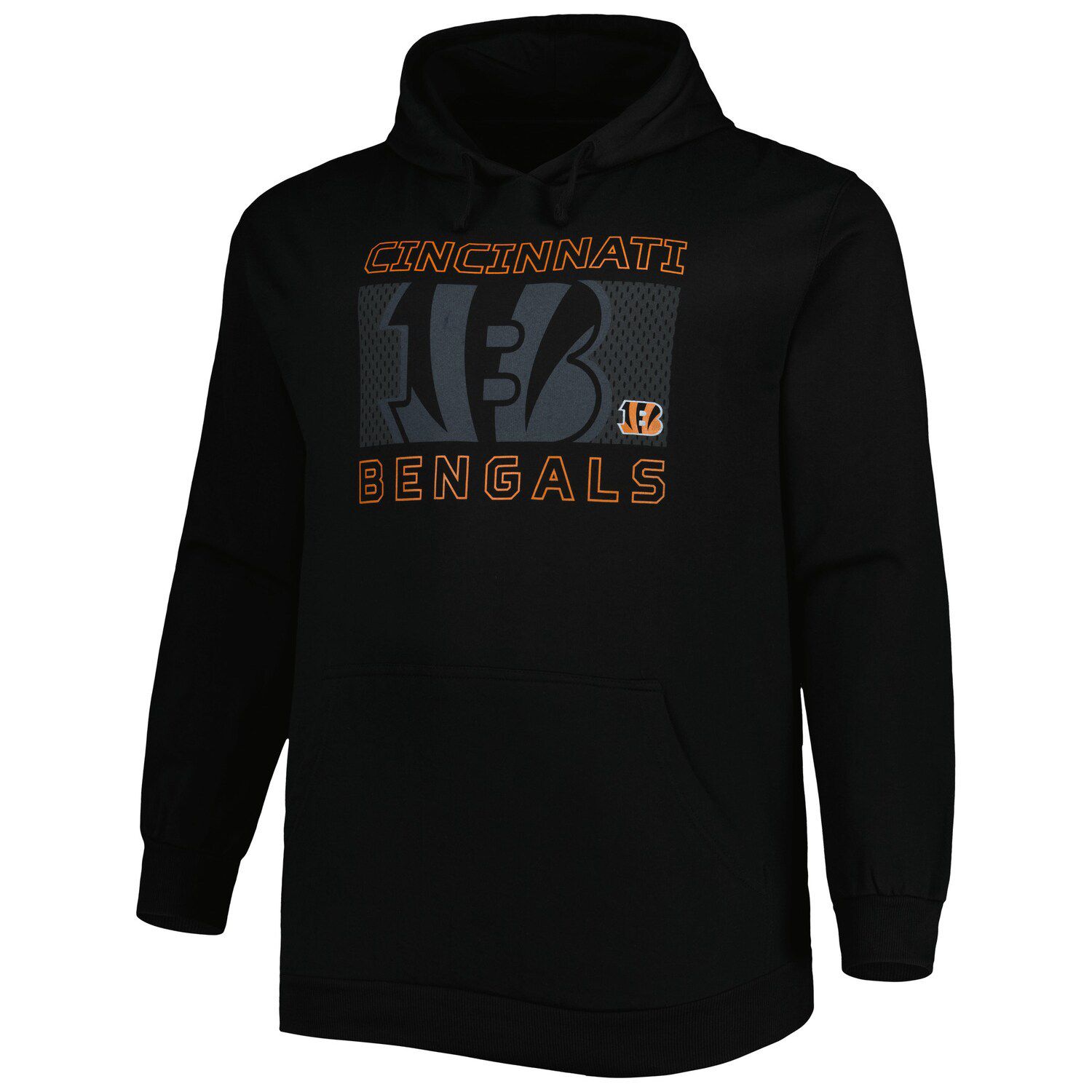 Men's Fanatics Branded Black Cincinnati Bengals Big & Tall Pop Of Color ...