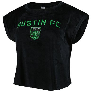 Women's Concepts Sport Black Austin FC Intermission T-Shirt and Shorts Sleep Set