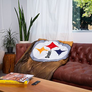 Rumpl Pittsburgh Steelers 75'' x 52'' Geo Original Puffy Blanket