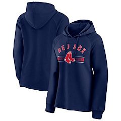 Profile Women's Navy/Heather Gray Boston Red Sox Plus Front Logo Full-Zip  Hoodie