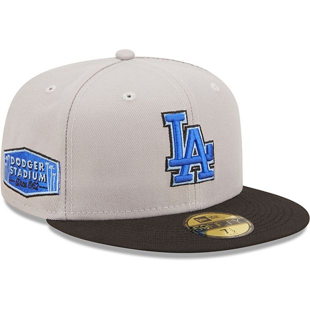 Men's New Era Black Los Angeles Dodgers Sidepatch 59FIFTY Fitted Hat