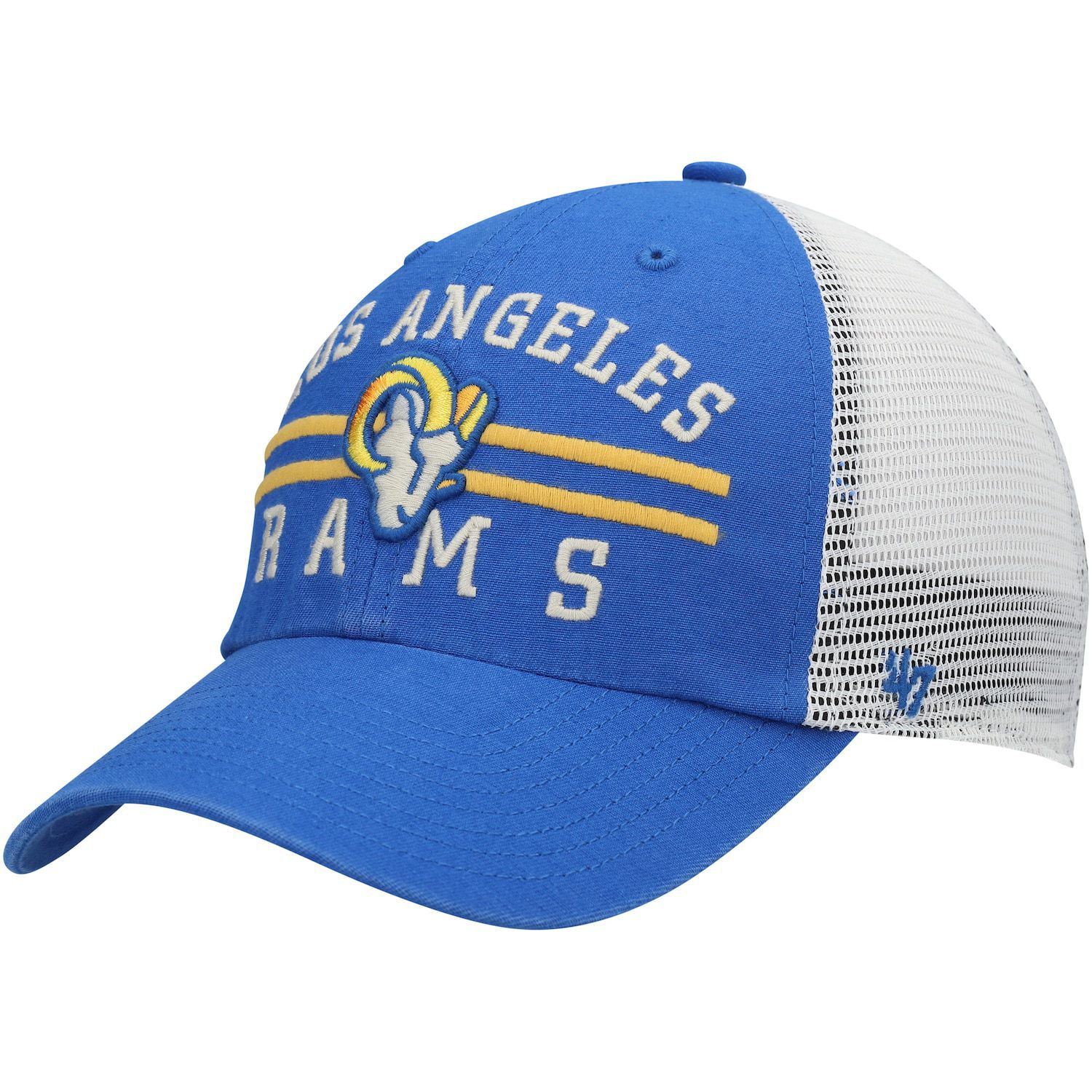 New Era Graphite Los Angeles Rams 2021 NFC West Division Champions 9FORTY Trucker Snapback Hat