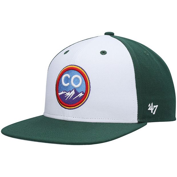 47 Green Colorado Rockies 2021 City Connect Captain Snapback Hat