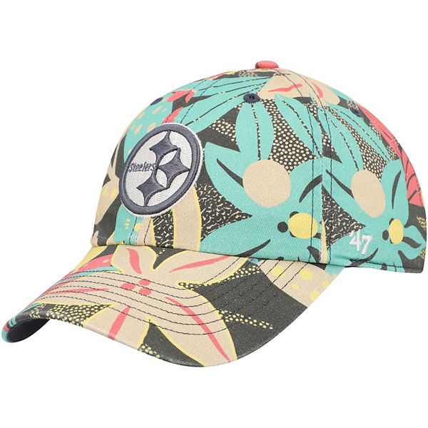 Women's '47 Charcoal Georgia Bulldogs Plumeria Clean Up Adjustable Hat