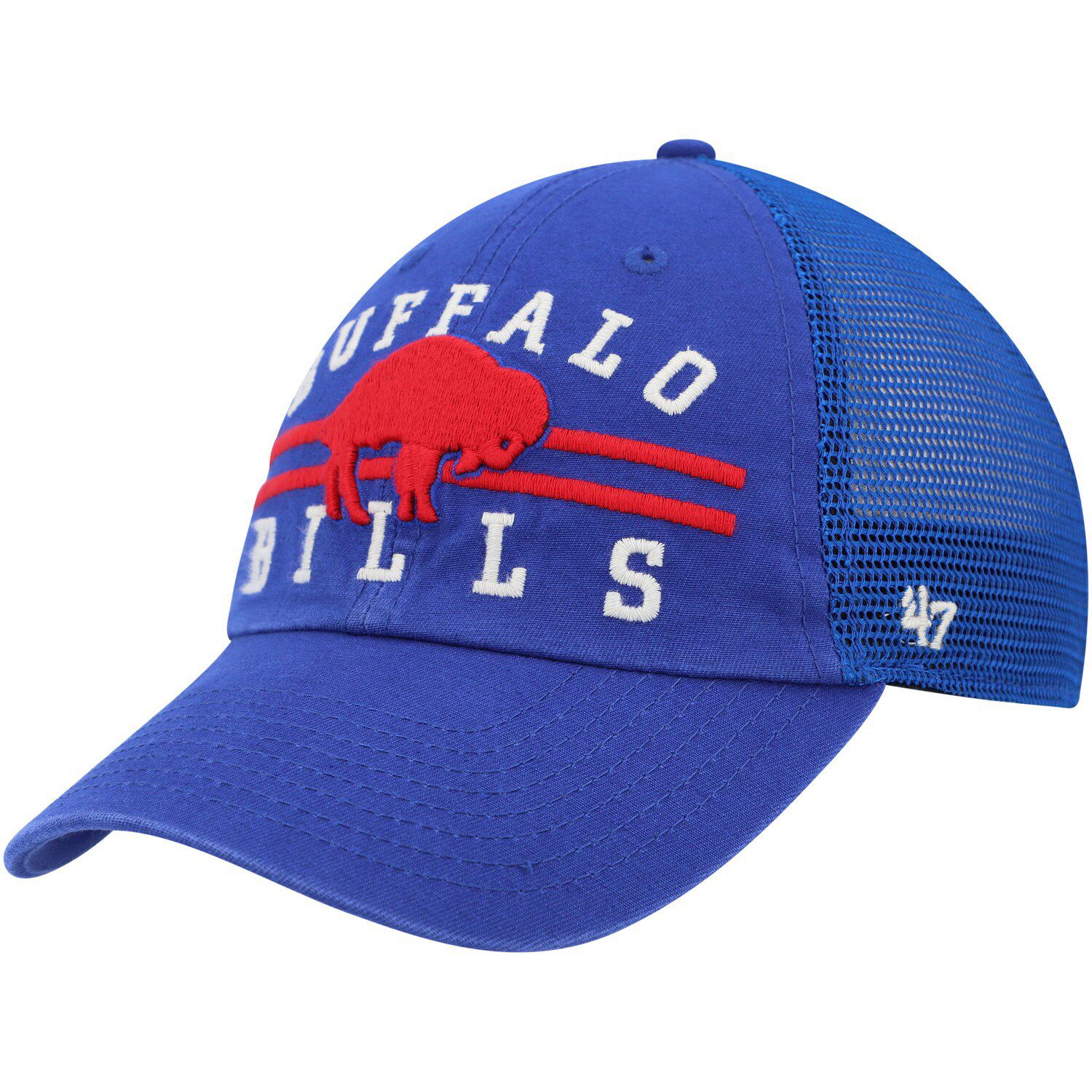 47 Buffalo Bills Girls Toddler White Surprise Clean Up Adjustable Hat