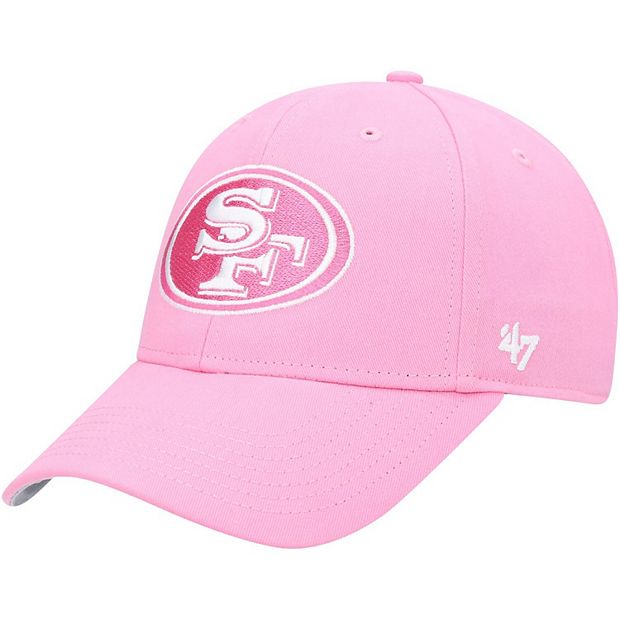 San Francisco 49ers '47 Girls Youth Rose MVP Adjustable Hat - Pink