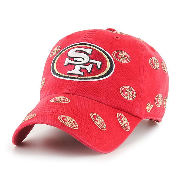 San Francisco 49ers Womens Tie-Dye Ribbon Straw Hat FOCO