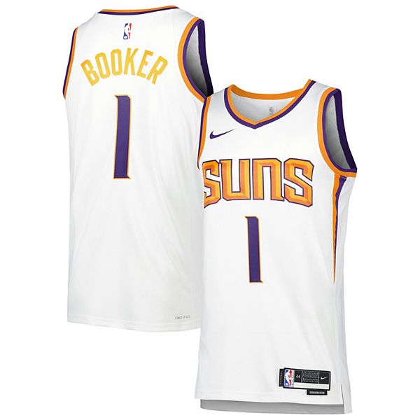 NEW Phoenix Suns Hardwood Classics Sunburst Jersey Nike Devin Booker Mens M