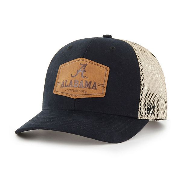 Alabama Pride Leather Patch Trucker Hat