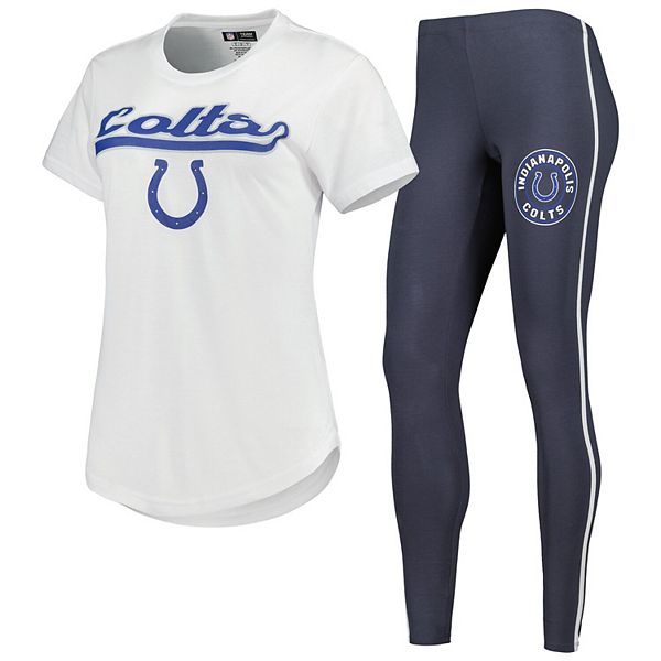 Women's Concepts Sport White/Charcoal Indianapolis Colts Sonata