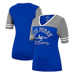 Women's Concepts Sport Royal/Black Air Force Falcons Badge T-Shirt