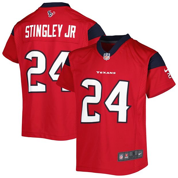 Youth Nike Derek Stingley Jr. Red Houston Texans Game Jersey