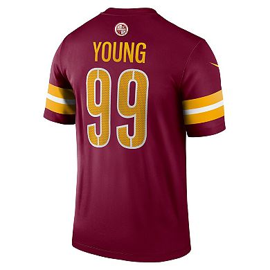 Men's Nike Chase Young Burgundy Washington Commanders Legend Jersey