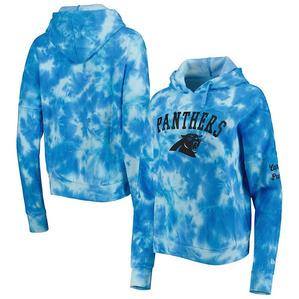 New Era Women's Carolina Panthers Black Brush Fleece Pullover Hoodie