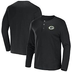 Green Bay Packers New Era Current Raglan Long Sleeve T-Shirt - Green