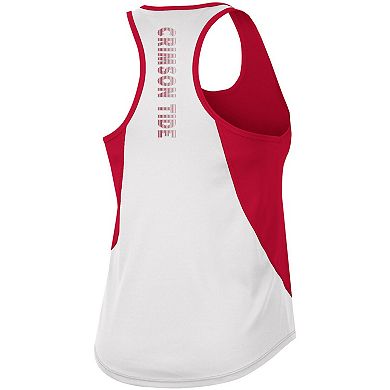 Women's Colosseum Crimson Alabama Crimson Tide Sachs 2-Hit Scoop Neck Racerback Tank Top