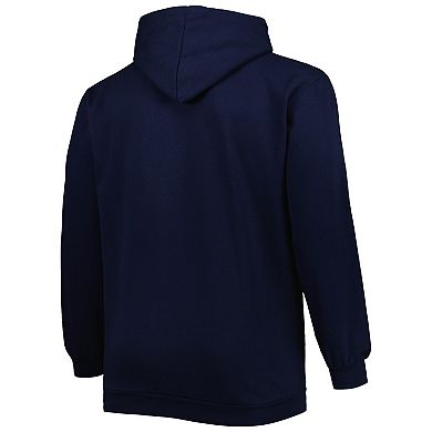 Men's Navy Indiana Pacers Big & Tall Heart & Soul Pullover Hoodie