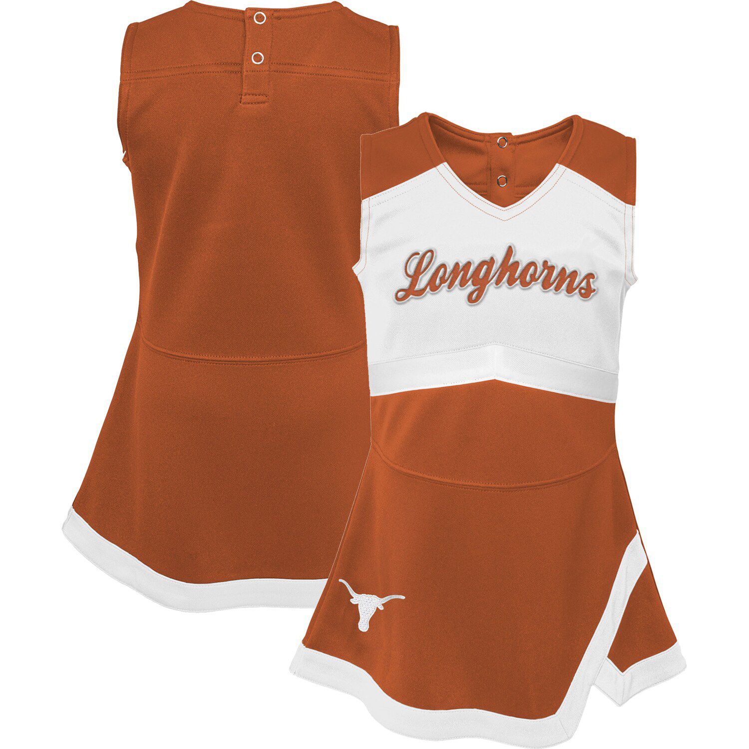 Girls Preschool Dallas Cowboys Navy Two-Piece Cheer Captain Jumper Dress  with Bloomers Set