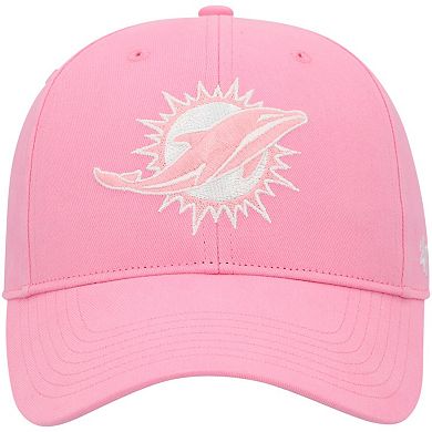 Girls Youth '47 Pink Miami Dolphins Rose MVP Adjustable Hat