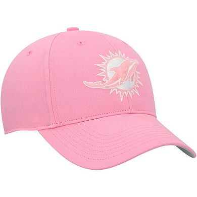 Girls Youth '47 Pink Miami Dolphins Rose MVP Adjustable Hat