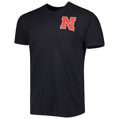 Men's Black Nebraska Huskers Hyperlocal Team T-Shirt