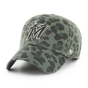 Women's '47 Green Miami Marlins Bagheera Clean Up Adjustable Hat