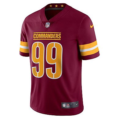 Men's Nike Chase Young Burgundy Washington Commanders Vapor Limited Jersey