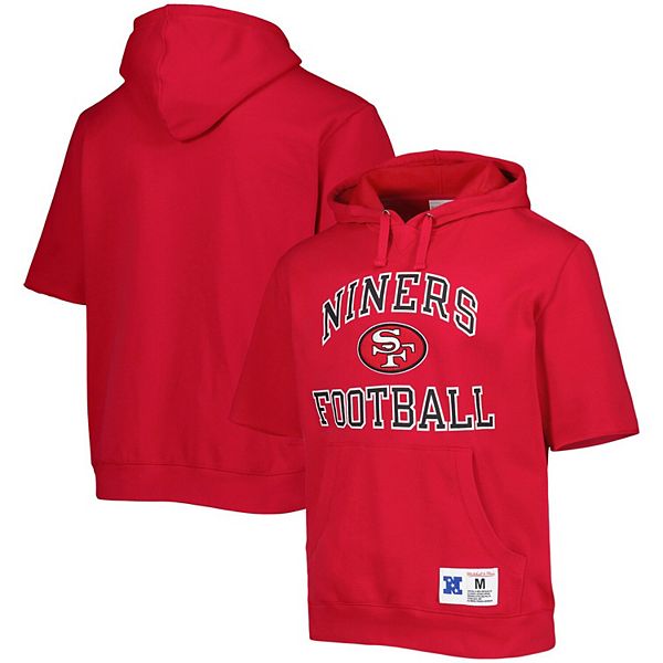 Mitchell & Ness Youth San Francisco 49ers Wordmark Red Pullover Hoodie