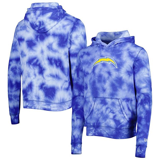 New Era Apparel Women's Los Angeles Chargers Tie Dye Blue T-Shirt