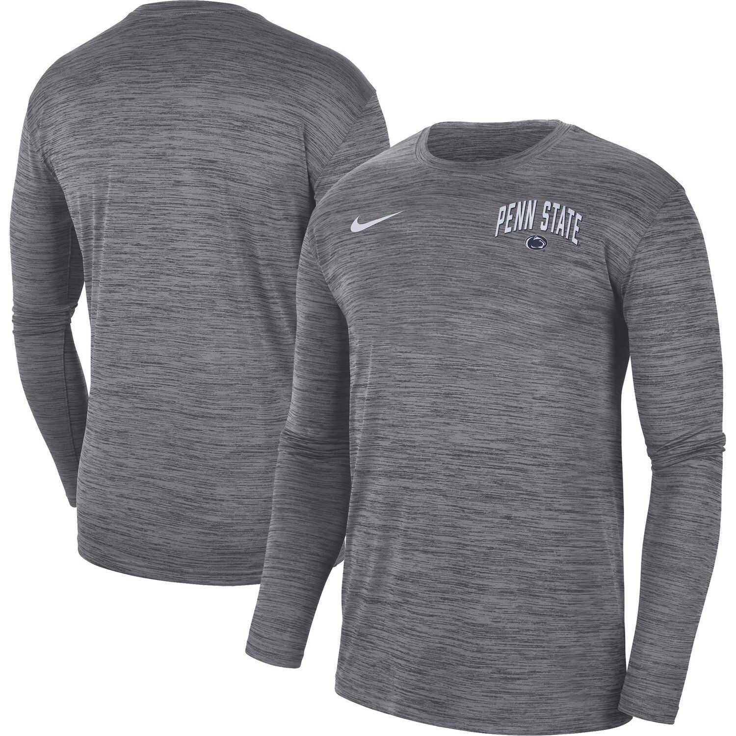 Nike Men's Denver Broncos Sideline Velocity Long Sleeve T-Shirt - Navy - L Each