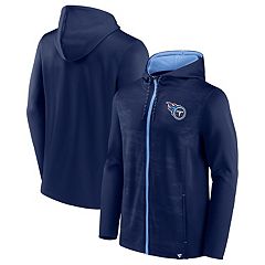 Outerstuff Youth Navy Tennessee Titans Colorblock Full-Zip Hoodie