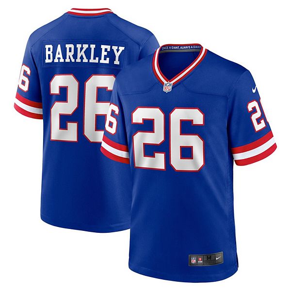 Men's Nike Saquon Barkley Royal New York Giants Classic Vapor Elite Player Jersey in Blue