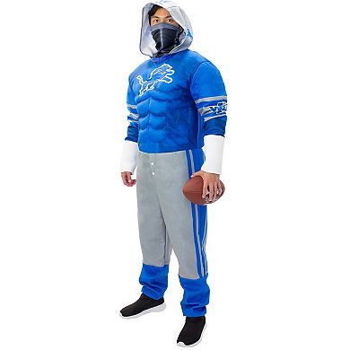 Men's Blue Detroit Lions Game Day Costume