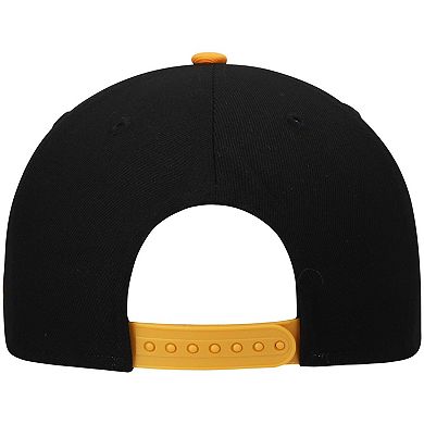 Men's New Era Black Iowa Hawkeyes Two-Tone Vintage Wave 9FIFTY Snapback Hat