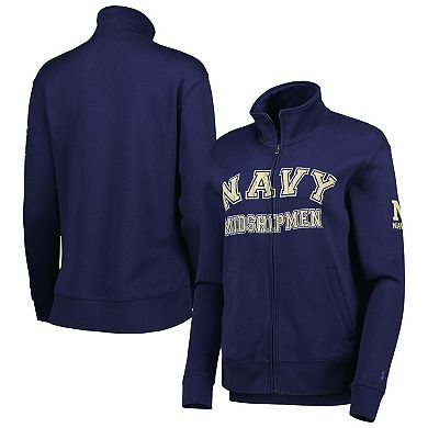 Women's Under Armour Navy Navy Midshipmen All Day Full-Zip Jacket